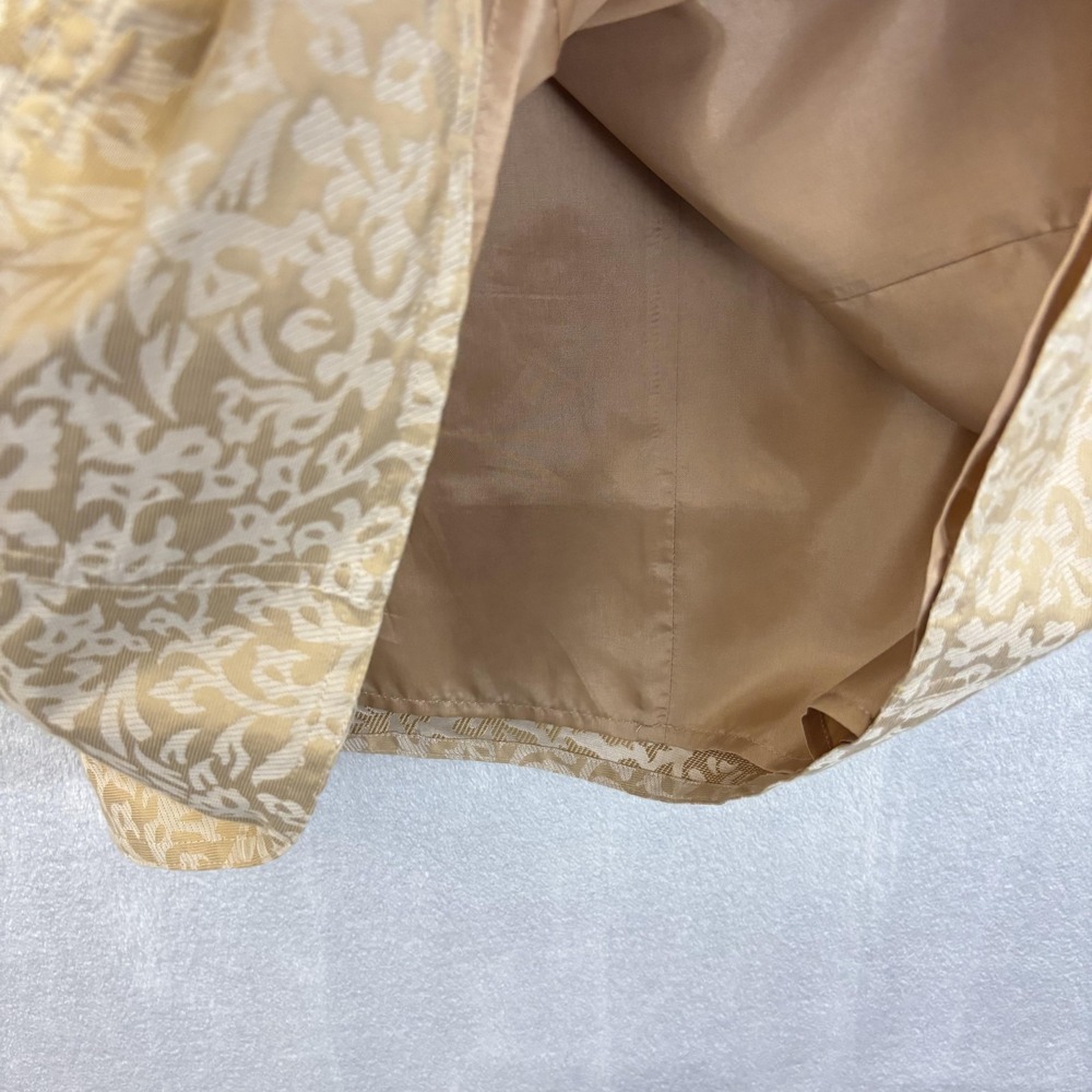 Sigrid Olsen Collection Silk Blend Jacquard Sheath Dress Womens 6 Gold Paisley - Picture 10 of 13